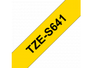 תמונה של מוצר סרט סימון ברוחב 18 מ"מ Brother TZE-S641 - שחור על רקע צהוב