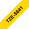 סרט סימון ברוחב 18 מ"מ Brother TZE-S641 - שחור על רקע צהוב
