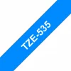 סרט סימון ברוחב 12 מ"מ Brother TZE-535 - לבן על רקע כחול