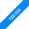 סרט סימון ברוחב 12 מ"מ Brother TZE-535 - לבן על רקע כחול