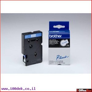 סרט ברדר  TC203  לבן  שחור 12 מ"מ BROTHER