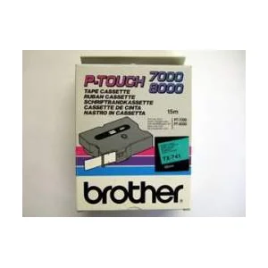 סרט ברדר BROTHER  שחור  ירוק 18 מ"מTX 741