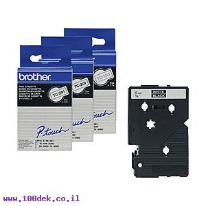 סרט ברדר TC391  שחור זהב 9 מ"מ BROTHER