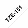 סרט סימון ברוחב 24 מ"מ Brother TZE-151 - שחור על רקע שקוף