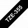 סרט סימון ברוחב 24 מ"מ Brother TZE-355 - לבן על רקע שחור