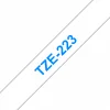 סרט סימון ברוחב 9 מ"מ Brother TZE-223 - כחול על רקע לבן