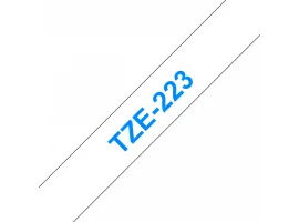 תמונה של מוצר סרט סימון ברוחב 9 מ"מ Brother TZE-223 - כחול על רקע לבן