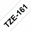 סרט סימון ברוחב 36 מ"מ Brother TZE-161 - שחור על רקע שקוף