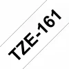 סרט סימון ברוחב 36 מ"מ Brother TZE-161 - שחור על רקע שקוף