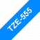 סרט סימון ברוחב 24 מ"מ Brother TZE-555 - לבן על רקע כחול