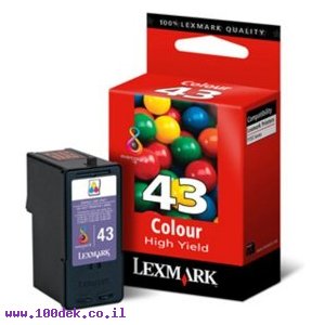 ראש LEXMARK  צבע 43