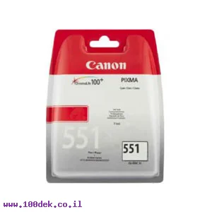 ראש דיו גדול מקורי צהוב CANON CLI-551C XL