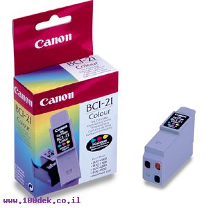 ראש דיו צבעוני BC I21C מקורי CANON