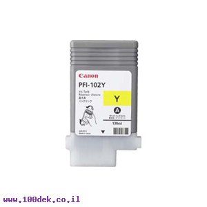 ראש קנון לפלוטר PFI-102Y  צהוב מקורי