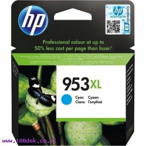 דיו למדפסת HP F6U16AE/953XL כחול - מקורי
