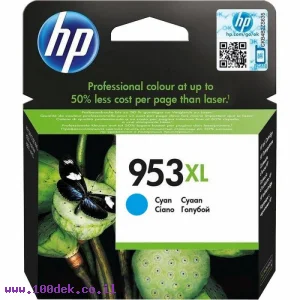 דיו למדפסת HP F6U16AE/953XL כחול - מקורי