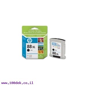 מילוי דיו 88XL שחור C9396A HC K550 HP מקורי