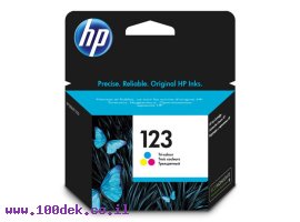 תמונה של מוצר דיו למדפסת HP F6V16AE/123 צבעוני - מקורי