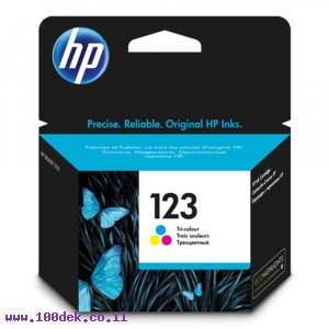 דיו למדפסת HP F6V16AE/123 צבעוני - מקורי