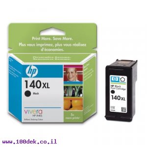 ראש דיו 140XL מקורי שחור HP