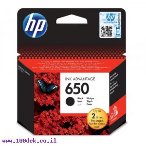דיו למדפסת HP CZ101AE/650 שחור - מקורי