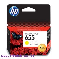 דיו למדפסת HP CZ112AE/655 צהוב - מקורי