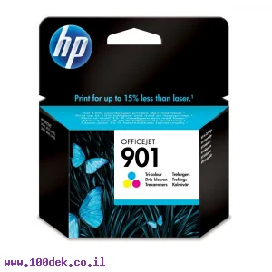 דיו למדפסת HP CC656AA/901 צבעוני - מקורי