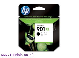 תמונה של מוצר דיו למדפסת HP CC654AE/901XL שחור - מקורי