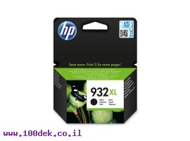 תמונה של מוצר דיו למדפסת HP CN053AE/932XL שחור - מקורי