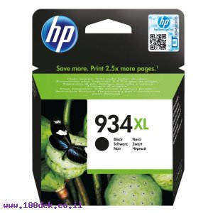דיו למדפסת HP C2P23AE/934XL שחור - מקורי