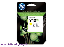 תמונה של מוצר דיו למדפסת HP C4909AE/940XL צהוב - מקורי