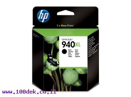תמונה של מוצר דיו למדפסת HP C4906AE/940XL שחור - מקורי
