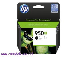 תמונה של מוצר דיו למדפסת HP CN045AE/950XL שחור - מקורי
