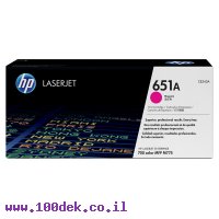 טונר HP CE343A/651A אדום/מג'נטה - מקורי