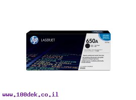 תמונה של מוצר טונר HP CE270A/650A שחור - מקורי