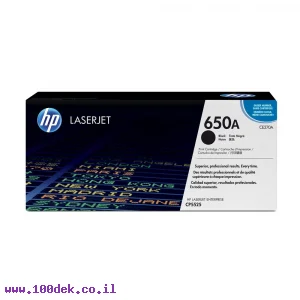 טונר HP CE270A/650A שחור - מקורי
