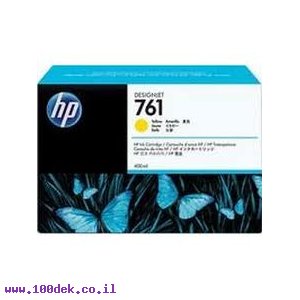 מילוי דיו מקורי HP 761 CR270A צהוב - שלישיה