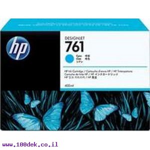 מילוי דיו מקורי HP 761 CR272A ציאן - שלישיה
