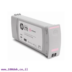 מילוי דיו מקורי HP 771 CR254A לייט מג'נטה - שלישיה