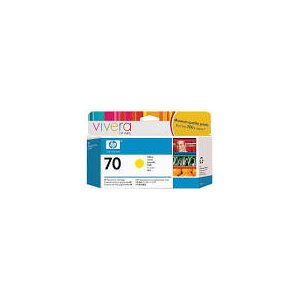 מילוי דיו מקורי HP 70 C9454A צהוב