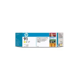 מילוי 91 (שלישיה) HP צהוב C9485A מקורי