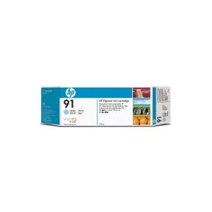 מילוי 91 (שלישיה) HP ציאן ליט C9486A מקורי