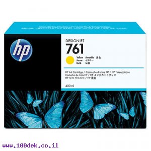 מילוי צהוב 761 ל: Z-7100 מ' CM992A HP מקורי