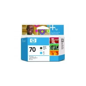 ראש הדפסה 70 שחור מט+ציאן C9404A HP מקורי