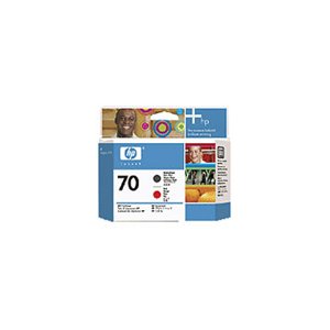 ראש הדפסה 70שחור מט+אדום C9409A HP מקורי