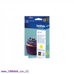 דיו למדפסת Brother LC-123Y צהוב - מקורי