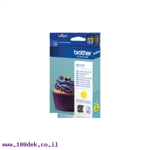 דיו למדפסת Brother LC-123Y צהוב - מקורי