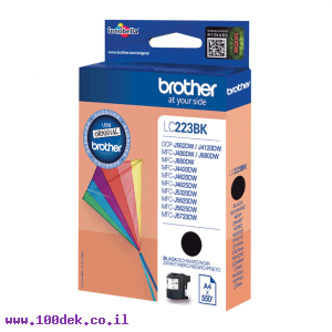 דיו למדפסת Brother LC-223BK שחור - מקורי