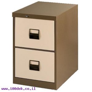 ארון מתכת 2 מגירות  302 בהיר