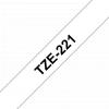 סרט סימון ברוחב 9 מ"מ Brother TZE-221 - שחור על רקע לבן
